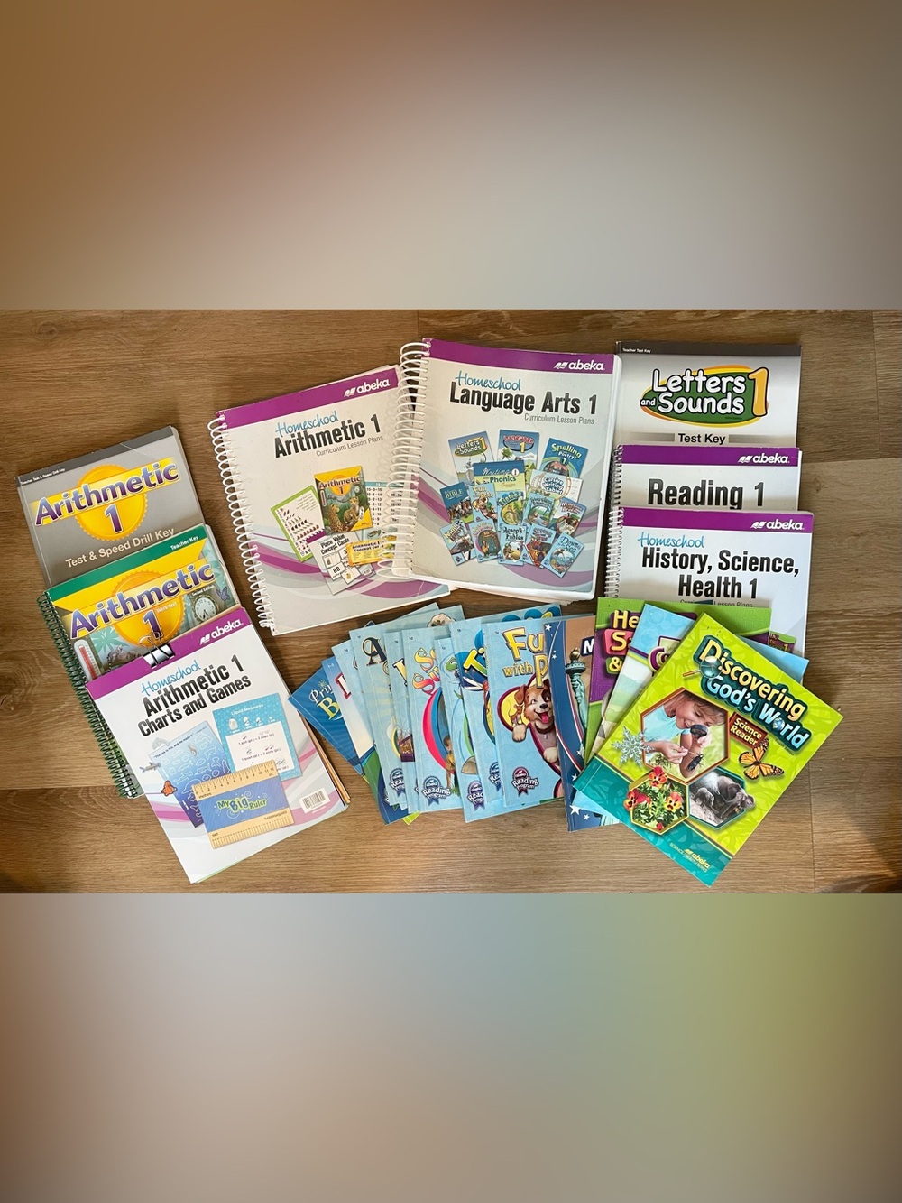 Abeka 1st Grade Lot- Language Arts Math History Health Science